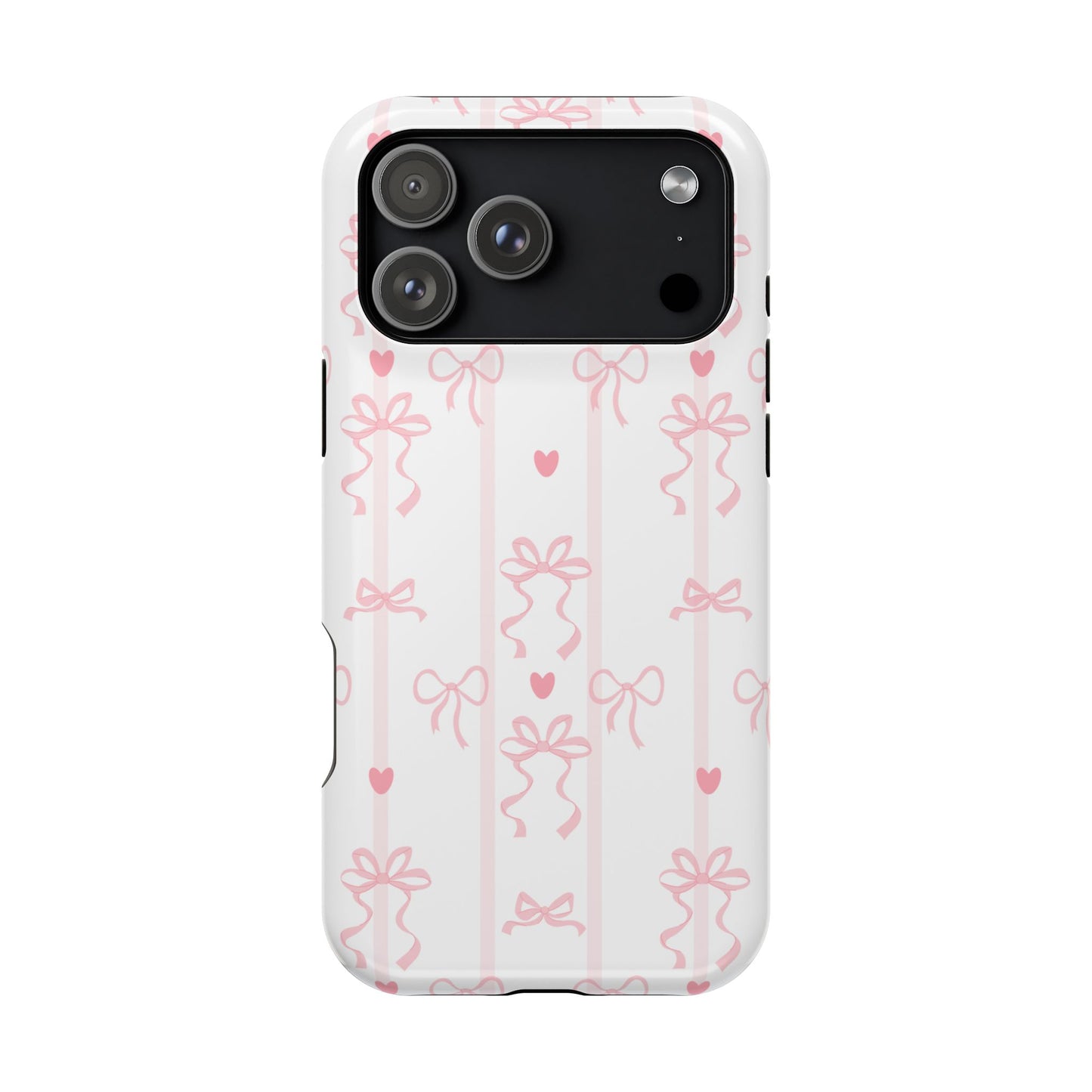 Pink Bow MagSafe Phone Case