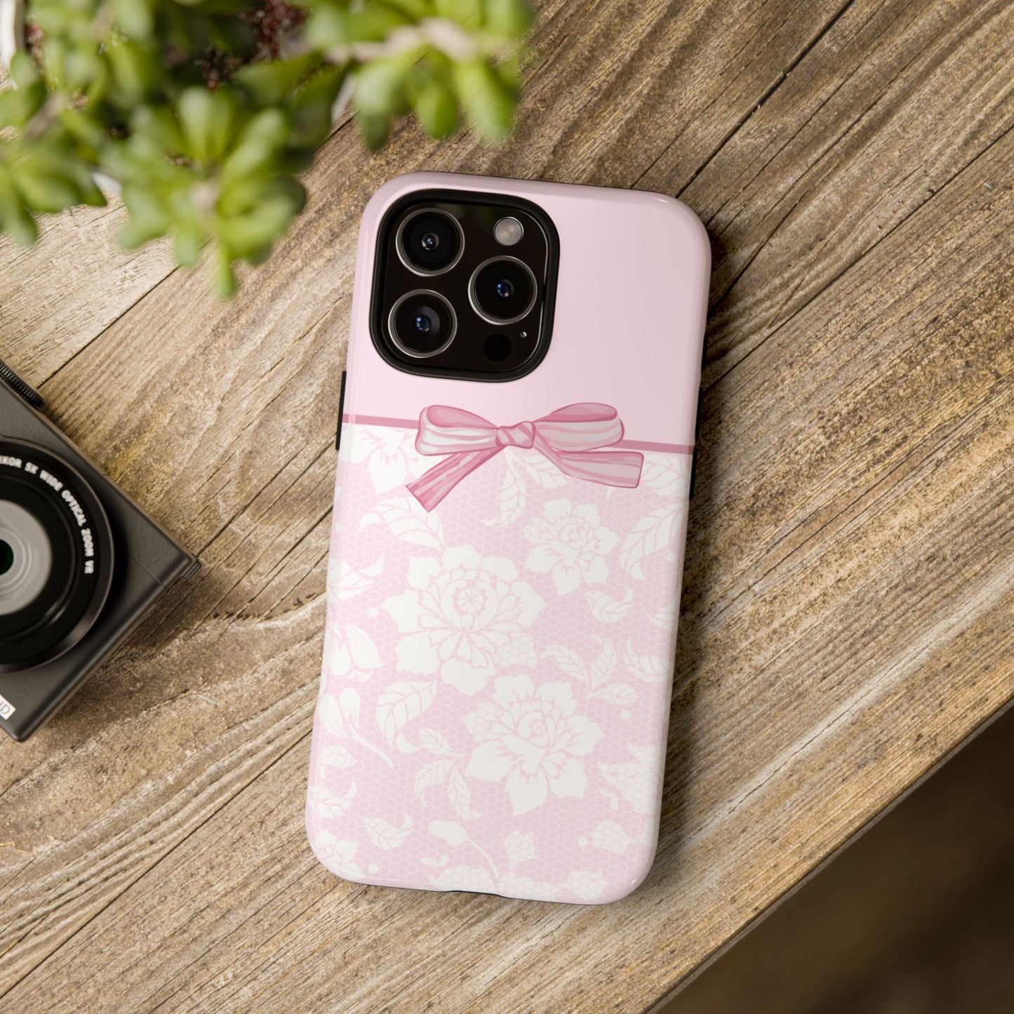 Floral Bow Pink Phone Case