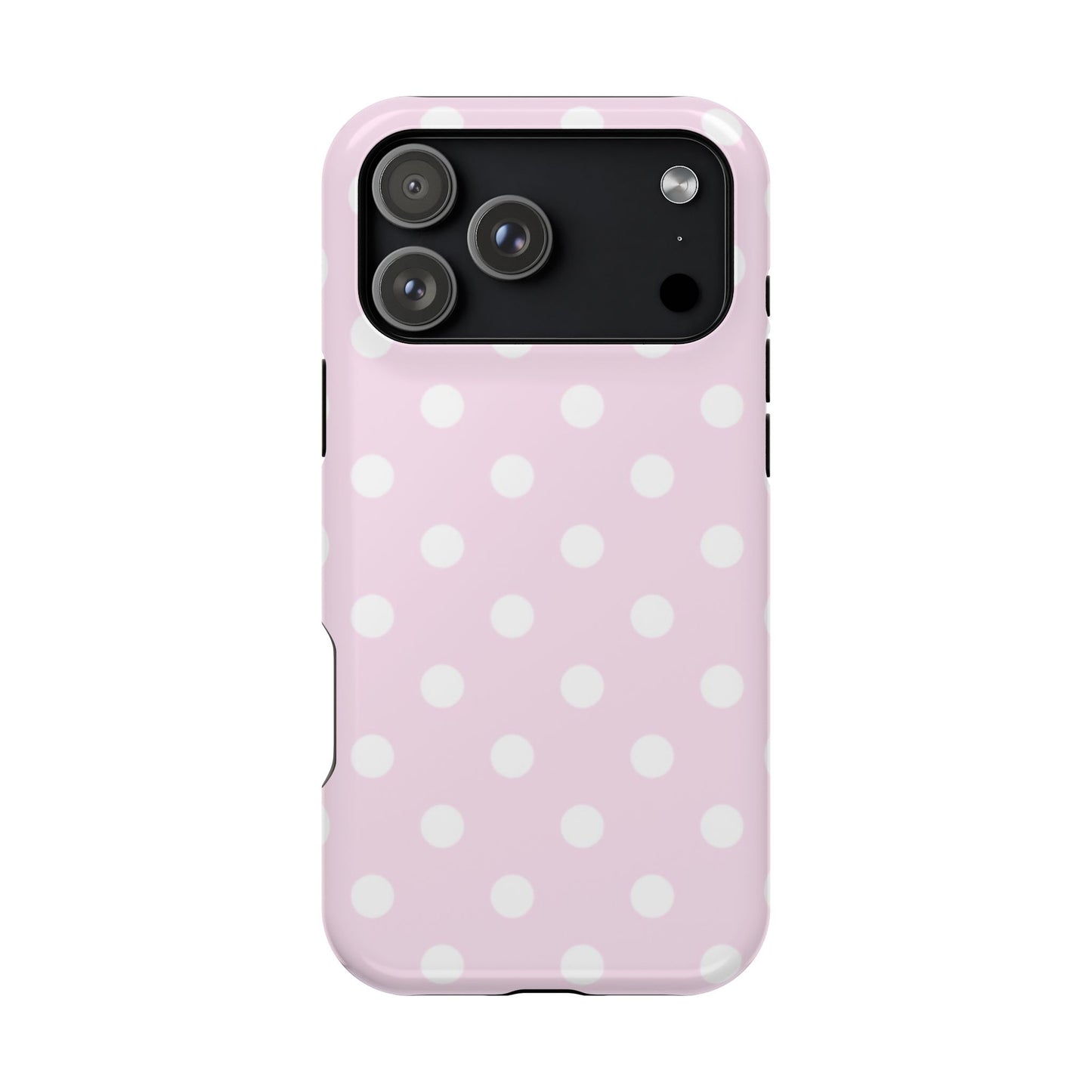 Pink Polka Dot MagSafe Phone Case