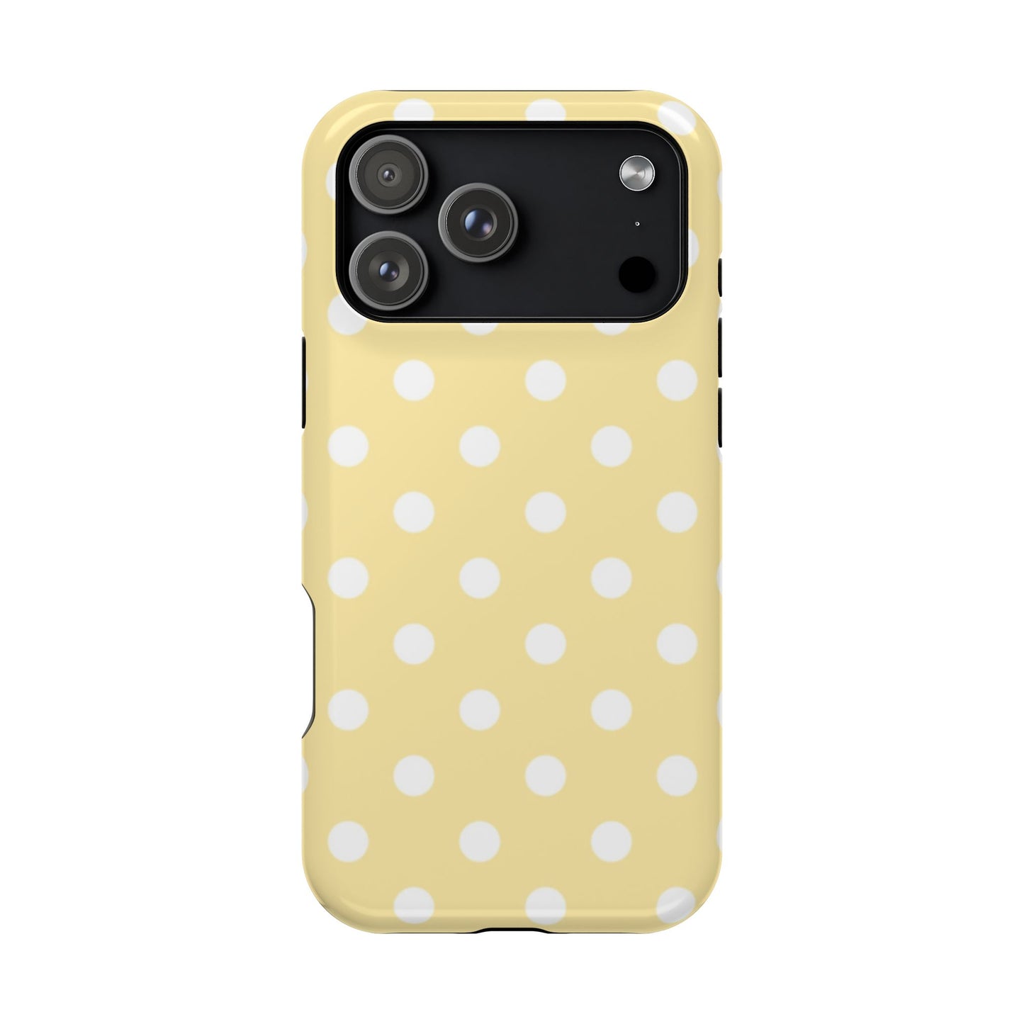 Yellow Polka Dot MagSafe Phone Case