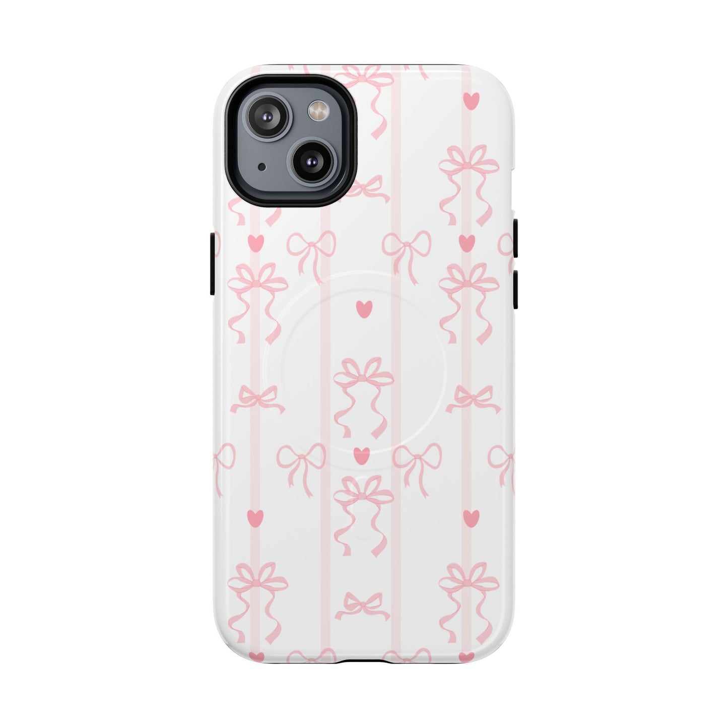 Pink Bow MagSafe iPhone Case