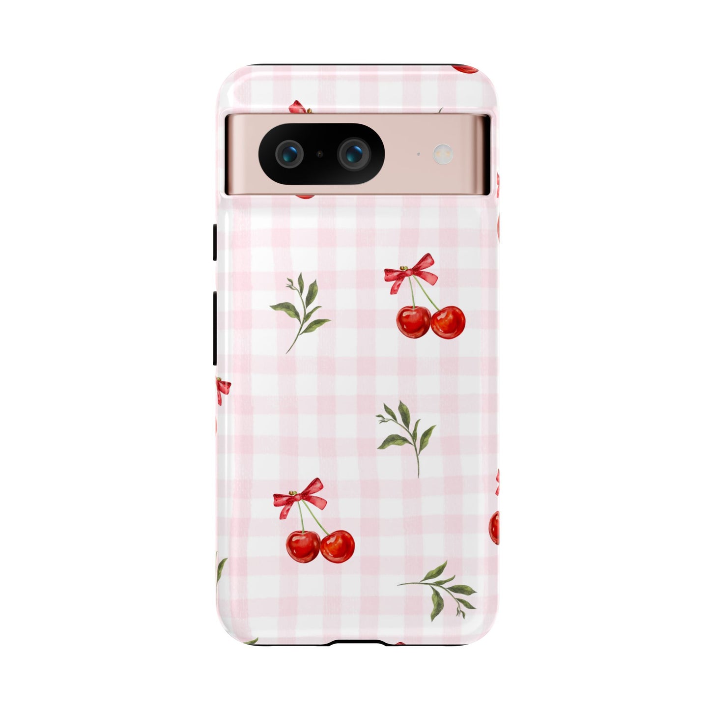 Cherry Pink Plaid Phone Case
