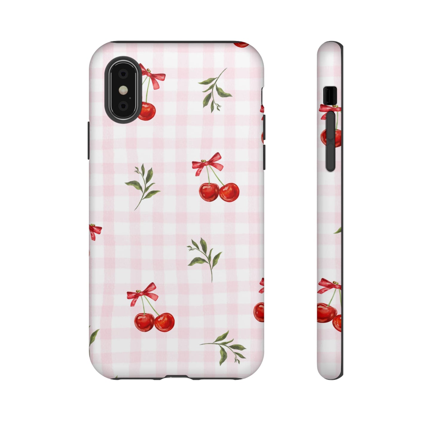 Cherry Pink Plaid Phone Case