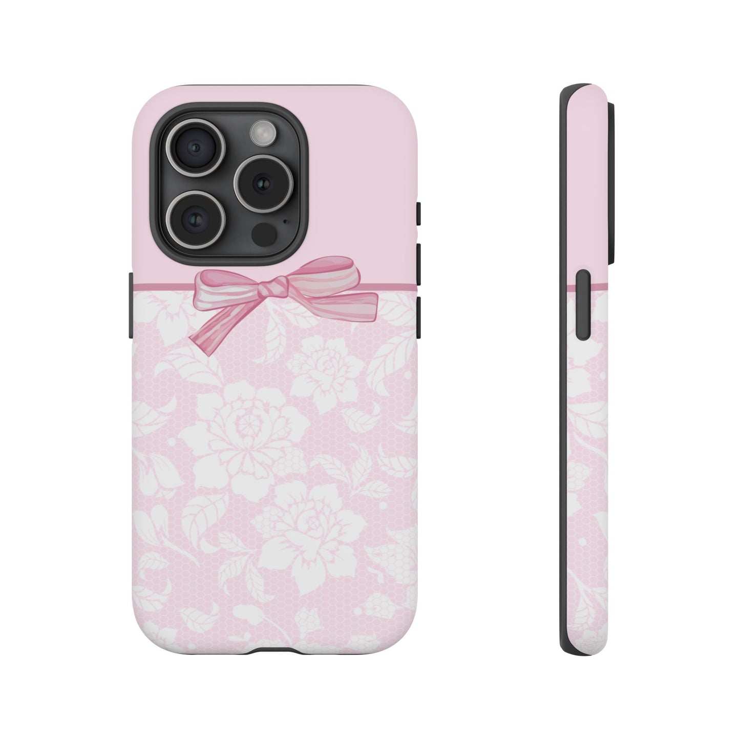 Floral Bow Pink Phone Case