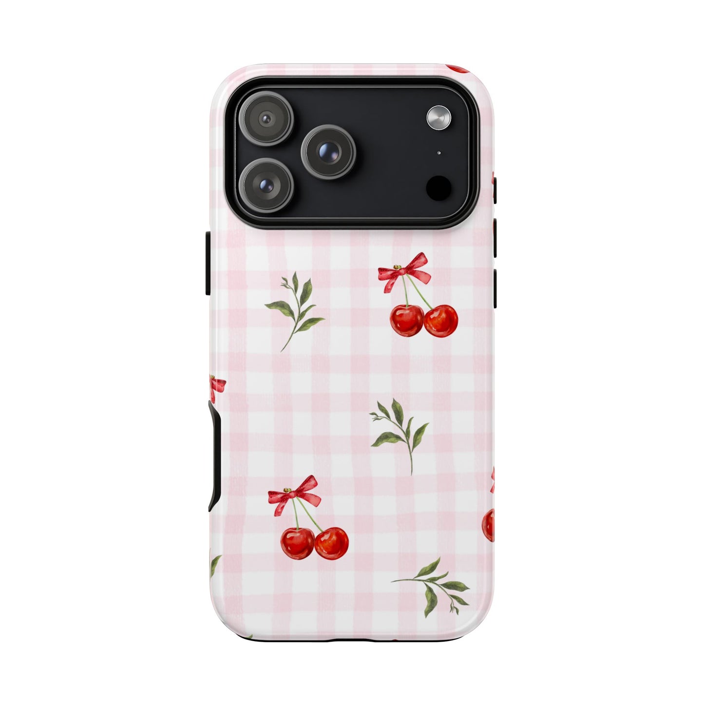 Cherry Pink Plaid Phone Case