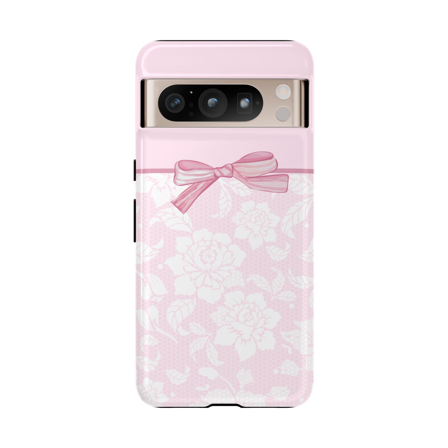 Floral Bow Pink Phone Case