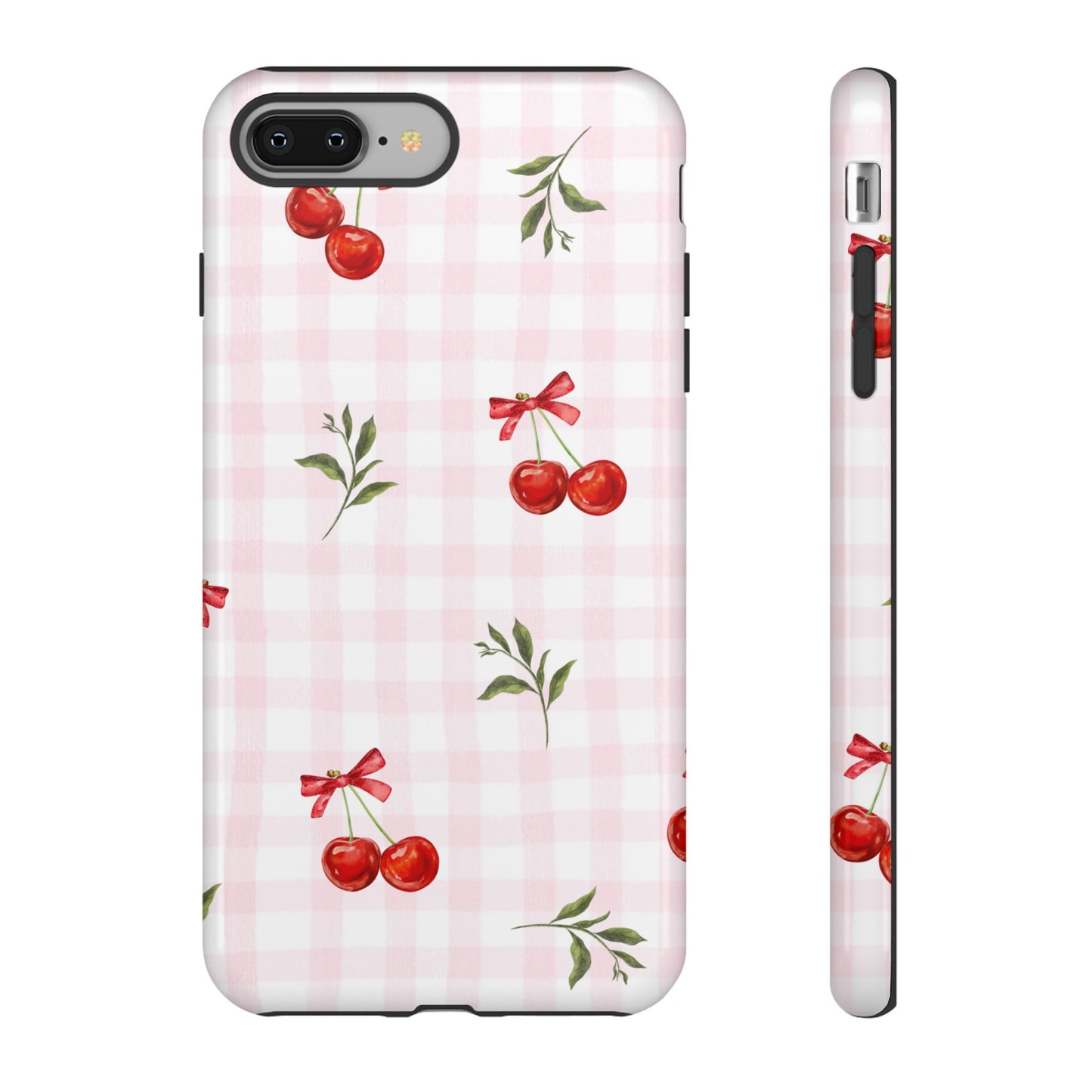 Cherry Pink Plaid Phone Case