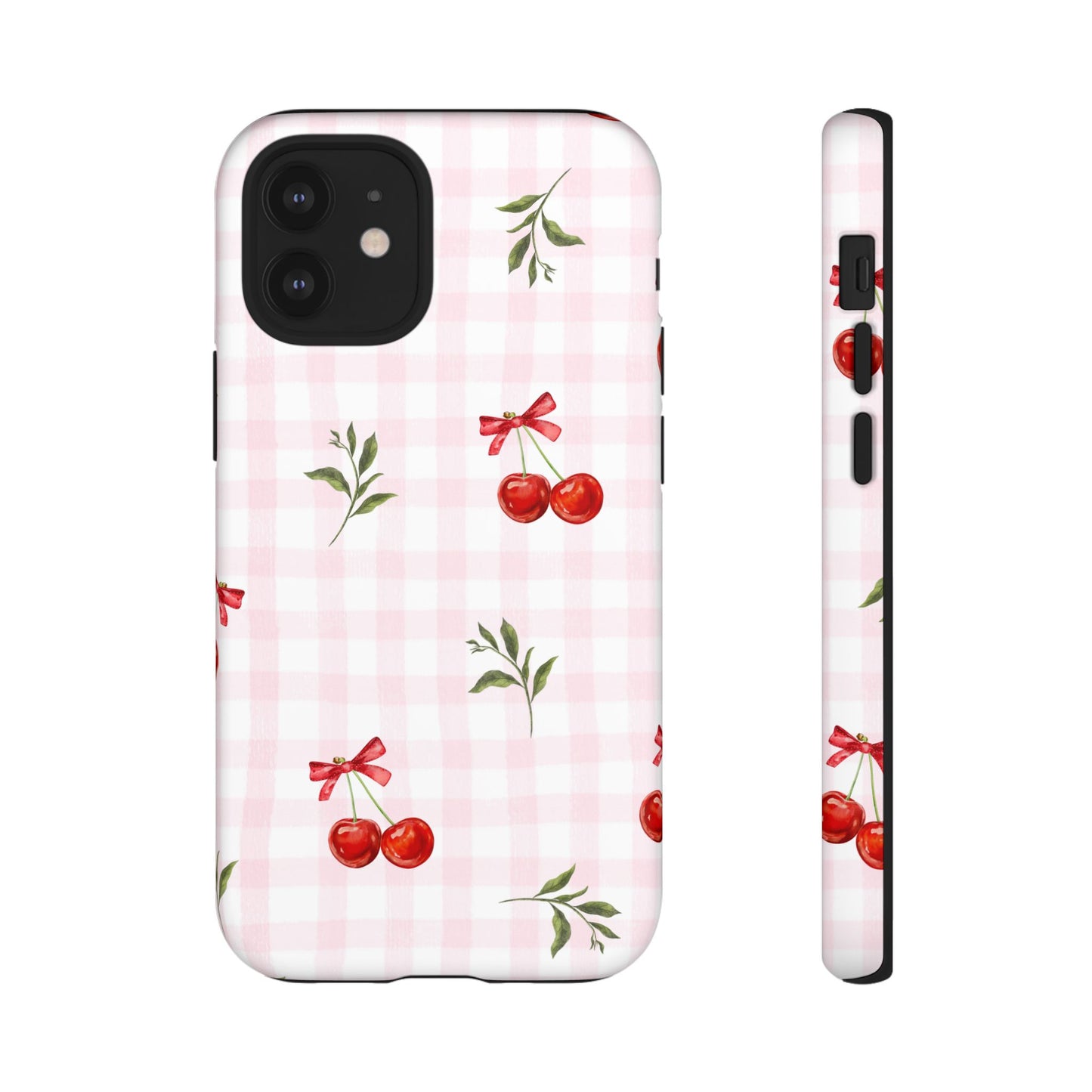Cherry Pink Plaid Phone Case