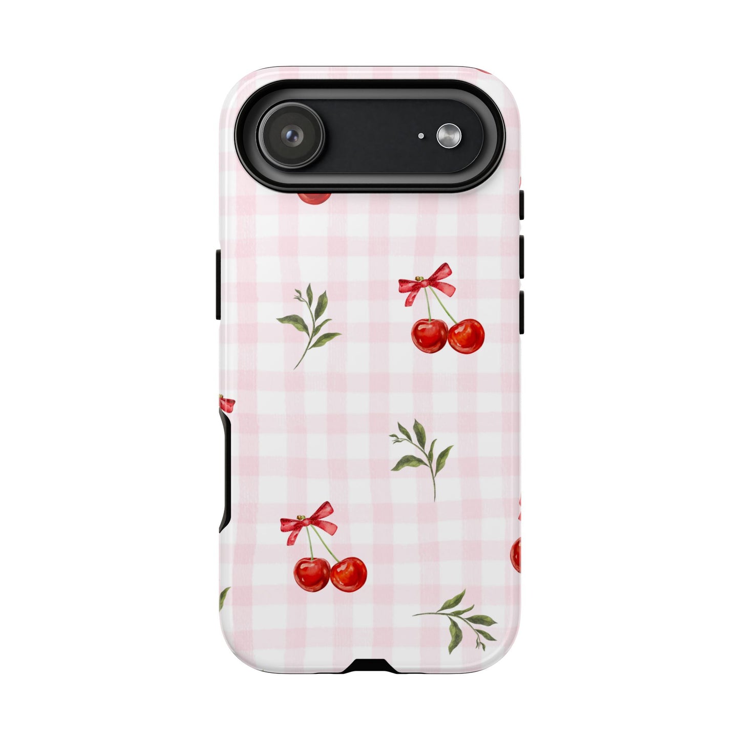 Cherry Pink Plaid Phone Case