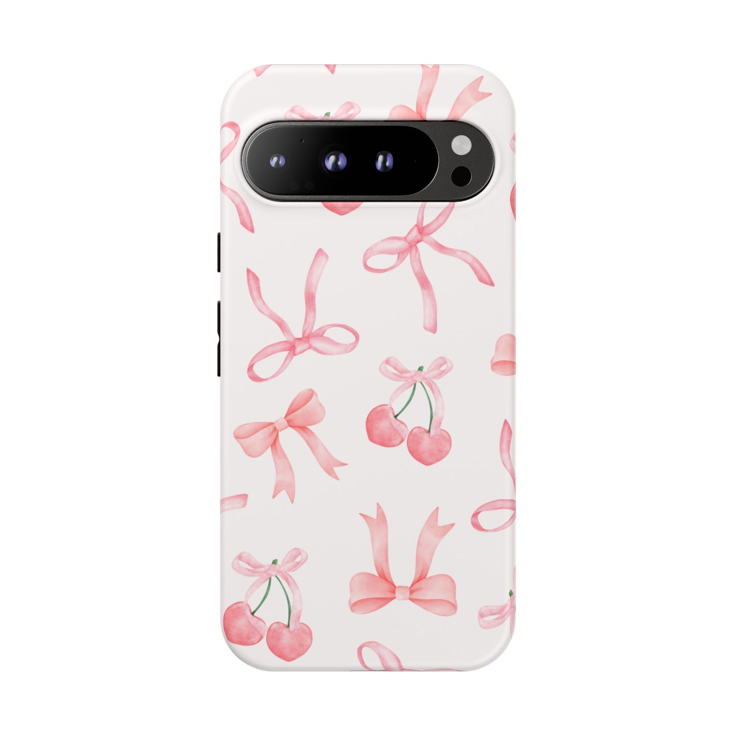 Pink Cherry Bow Phone Case