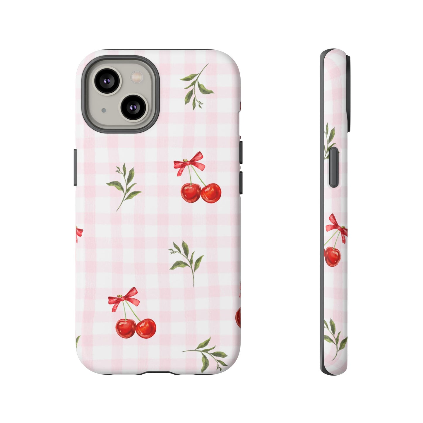 Cherry Pink Plaid Phone Case