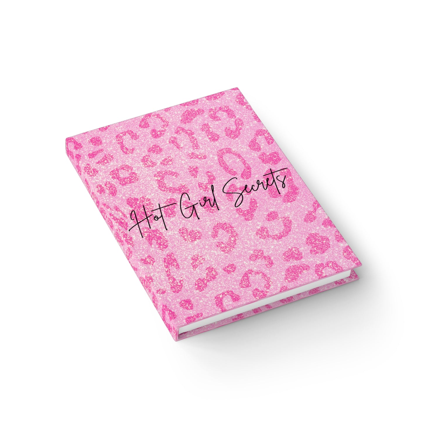 Hot Girl Secrets Pink Leopard Print Journal