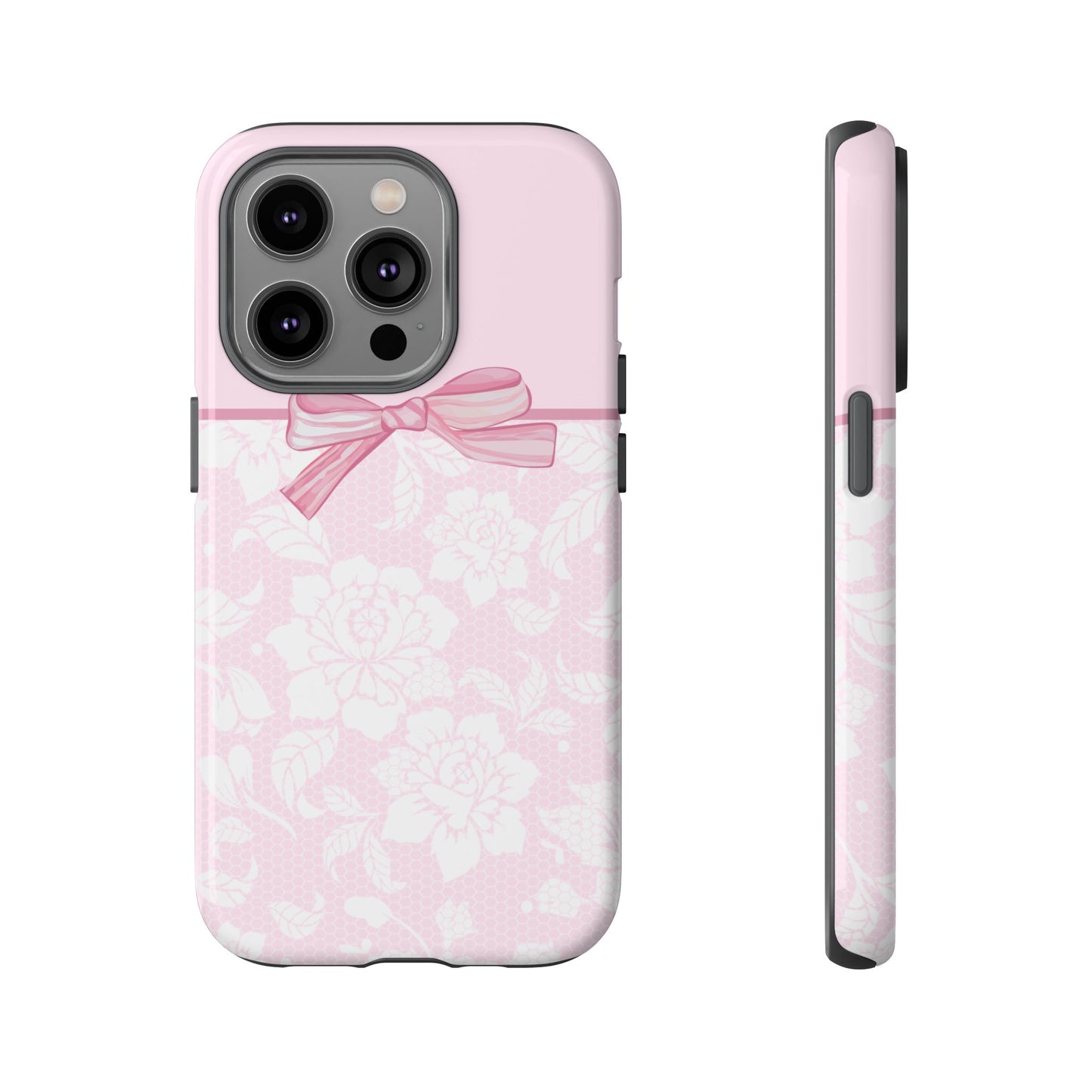 Floral Bow Pink Phone Case