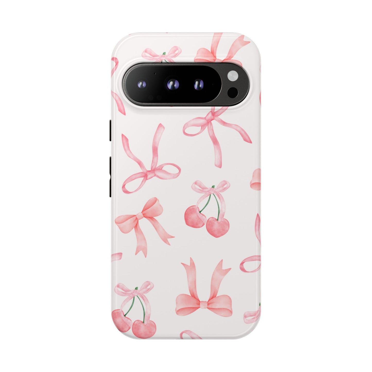 Pink Cherry Bow Phone Case