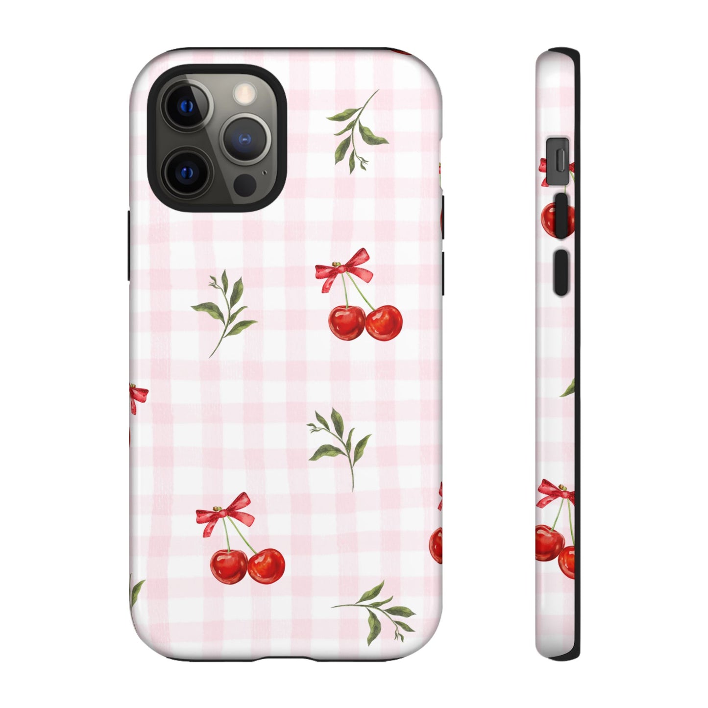 Cherry Pink Plaid Phone Case