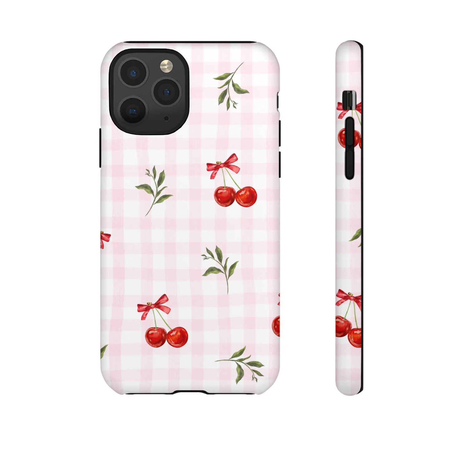 Cherry Pink Plaid Phone Case