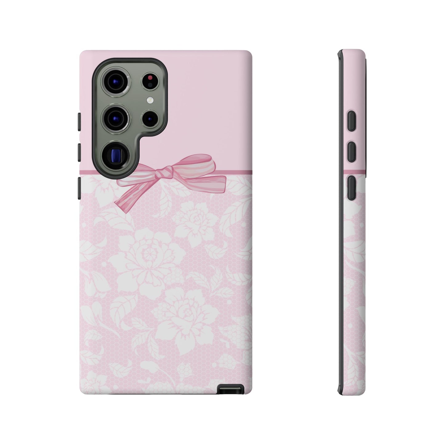 Floral Bow Pink Phone Case