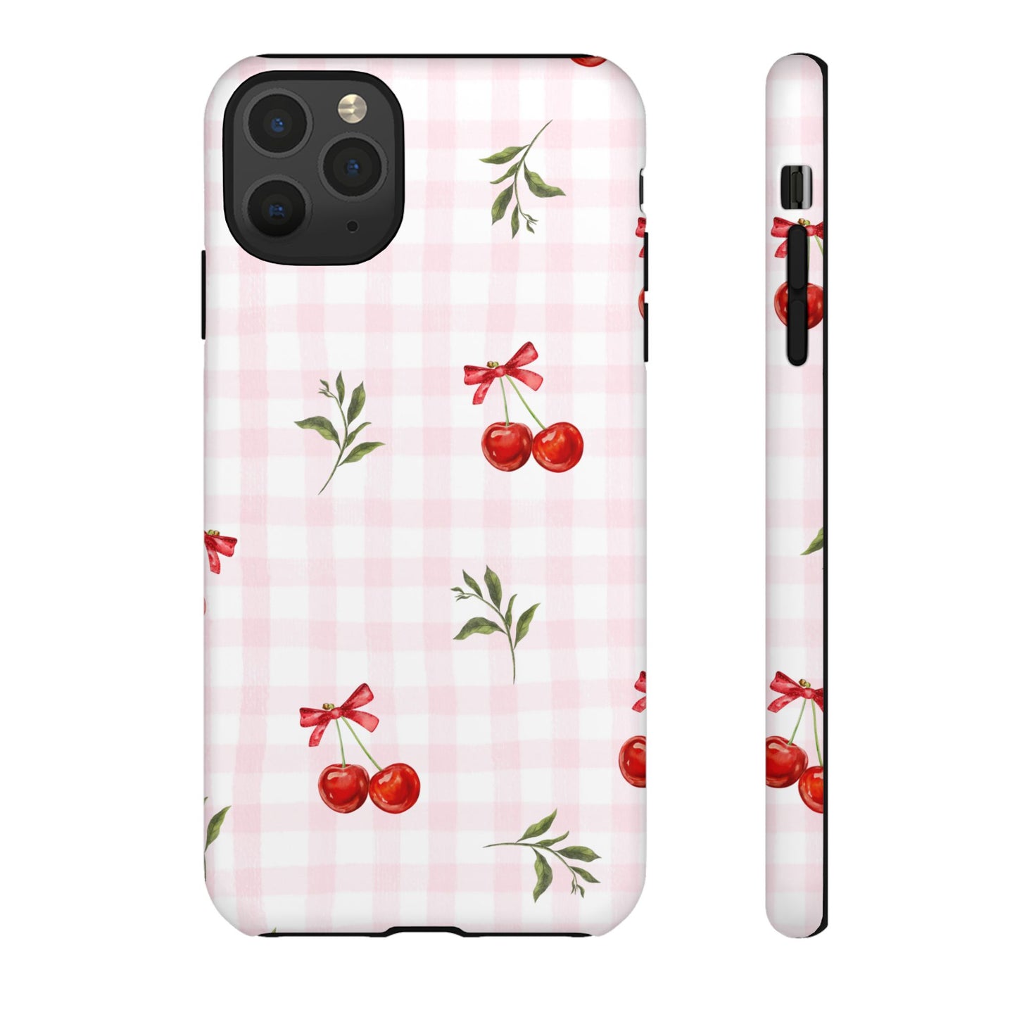Cherry Pink Plaid Phone Case