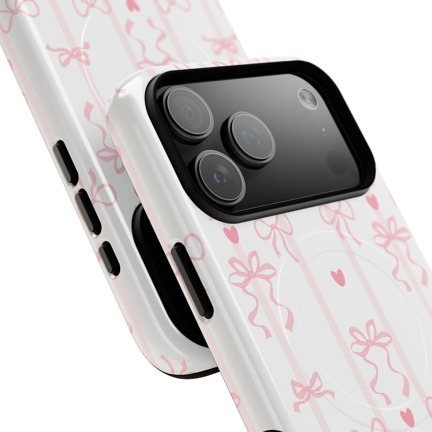 Pink Bow MagSafe iPhone Case