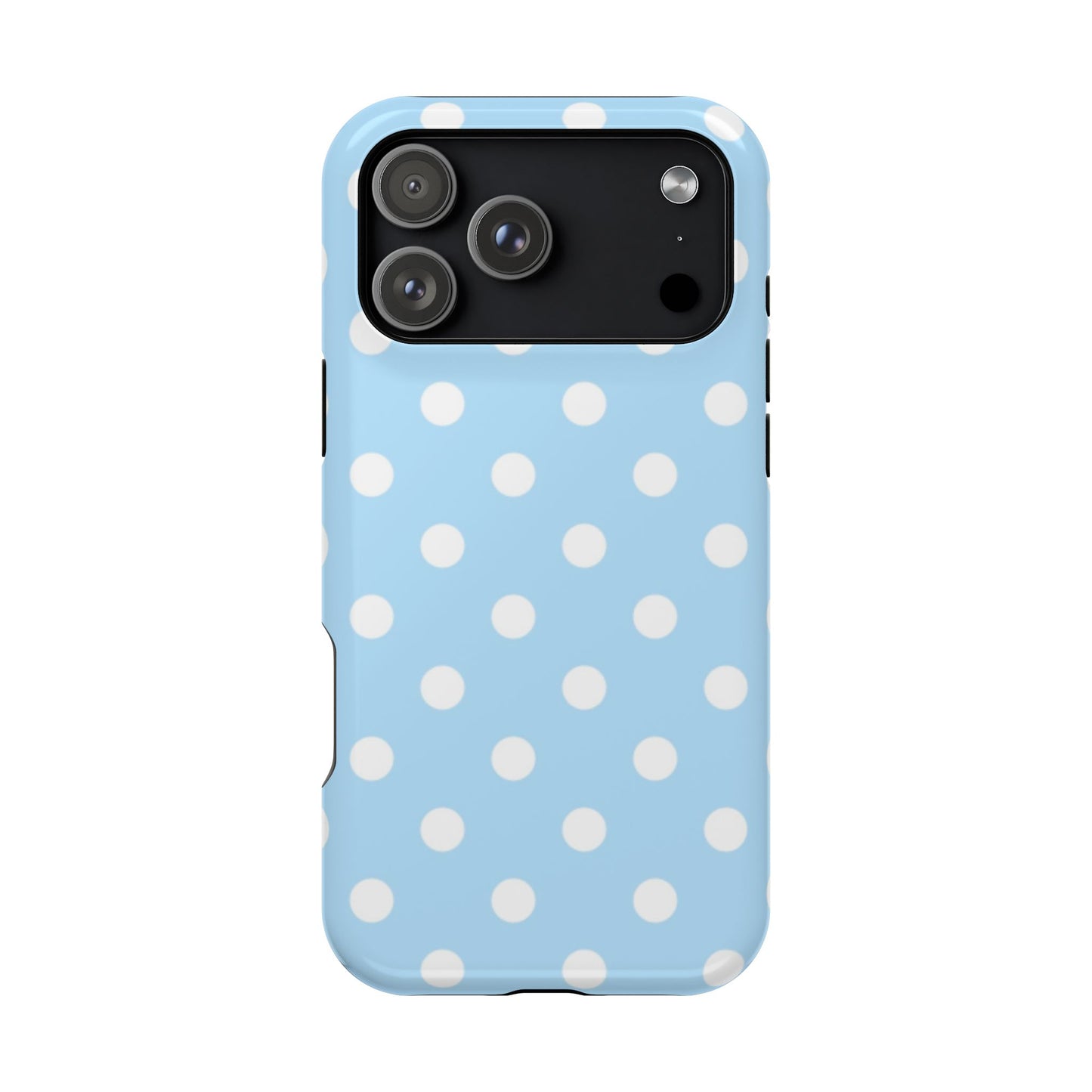 Blue Polka Dot MagSafe Phone Case