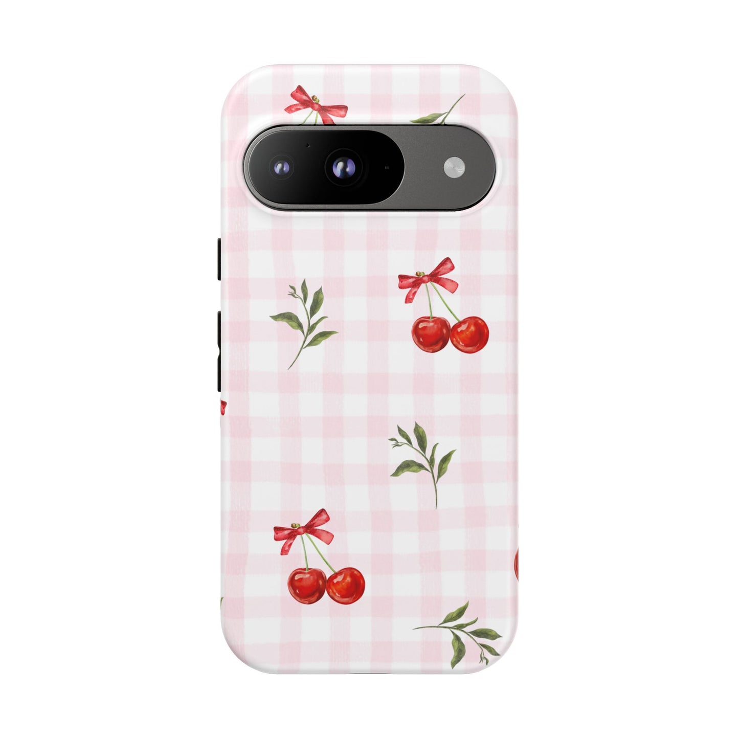 Cherry Pink Plaid Phone Case