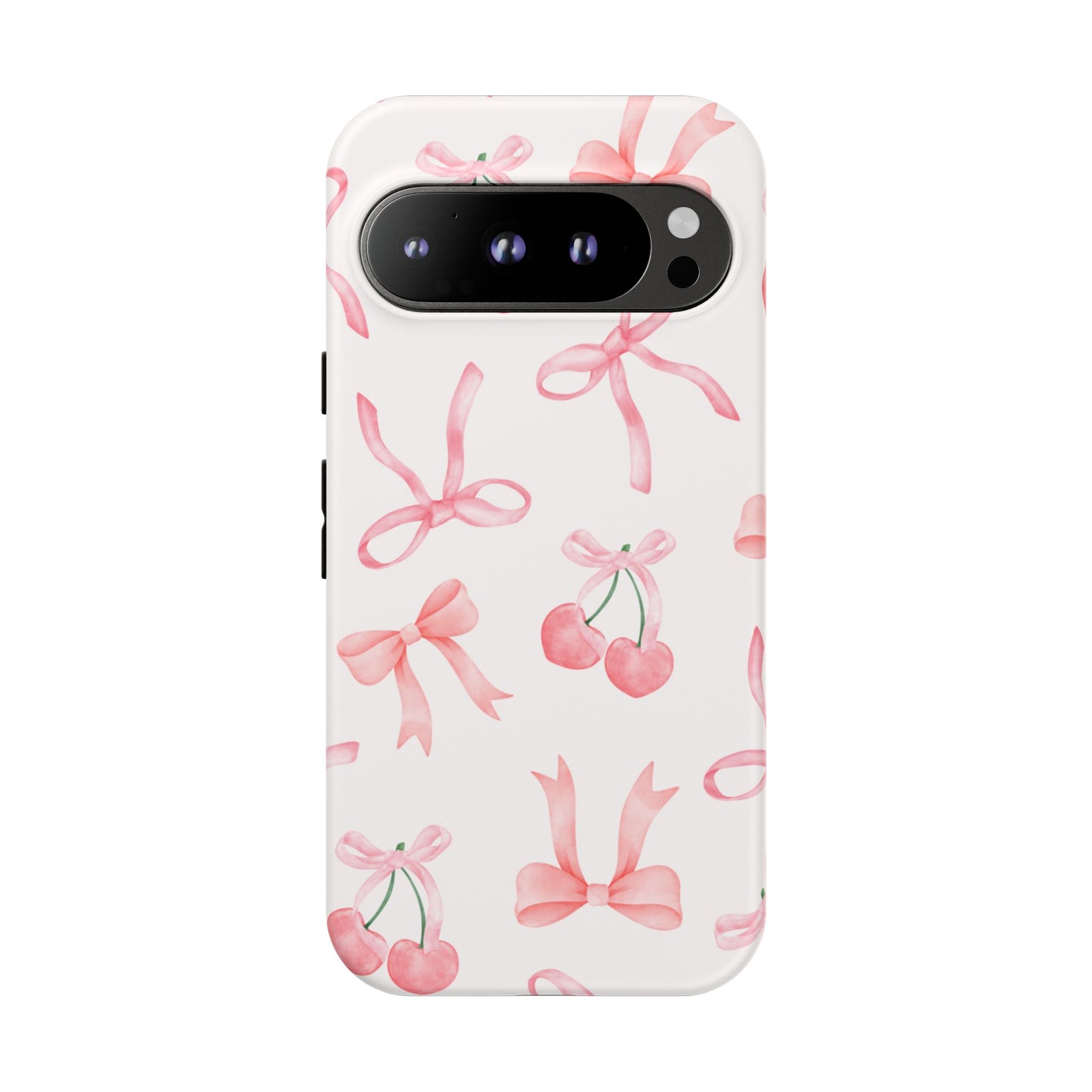 Pink Cherry Bow Phone Case