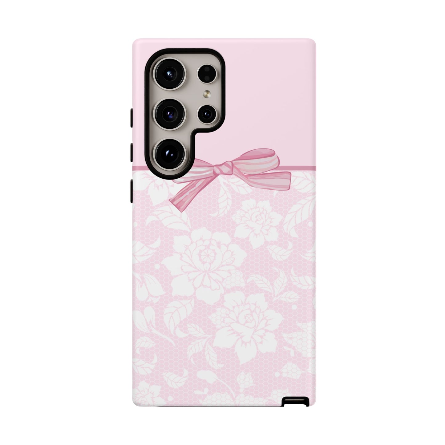 Floral Bow Pink Phone Case