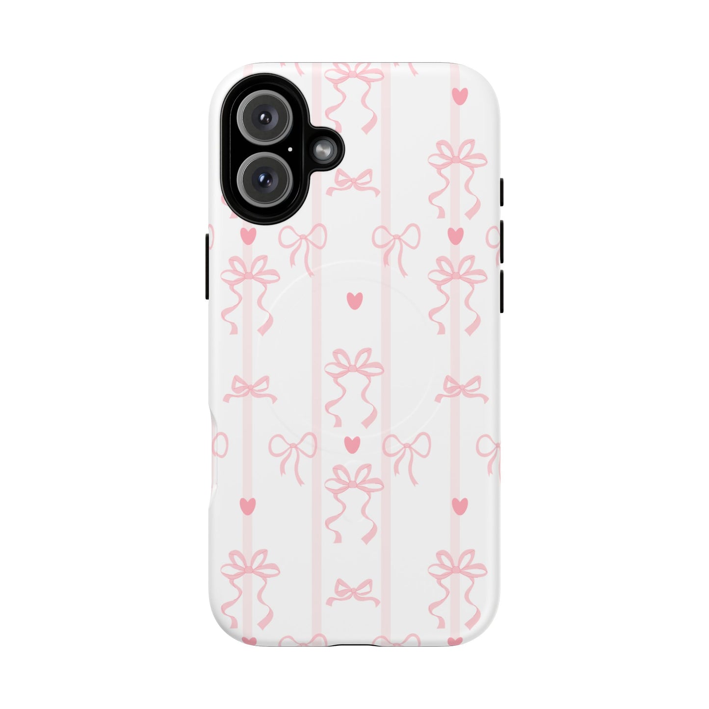 Pink Bow MagSafe iPhone Case