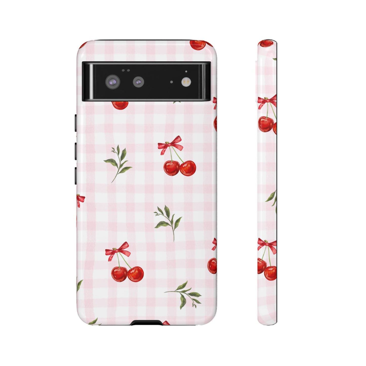 Cherry Pink Plaid Phone Case