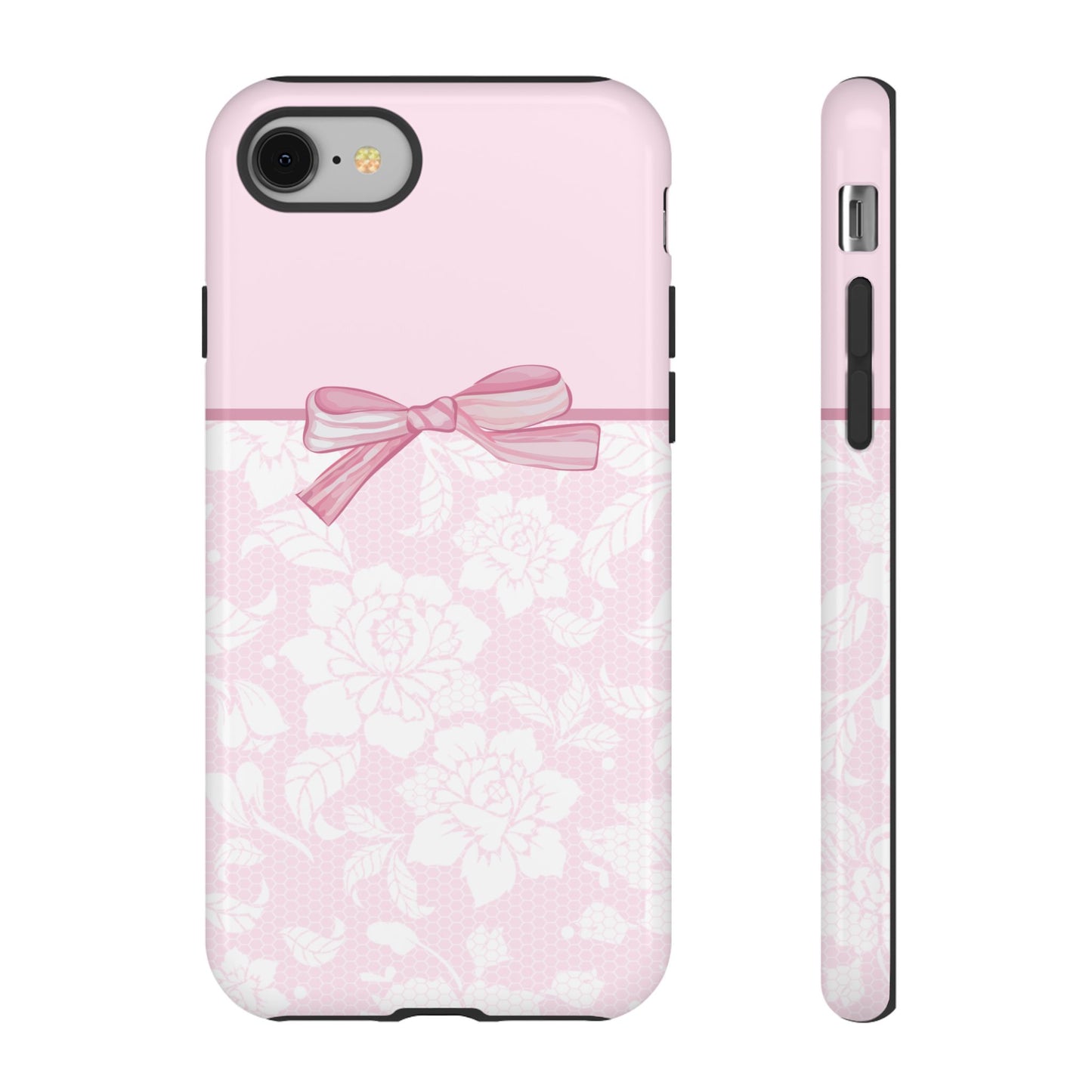 Floral Bow Pink Phone Case