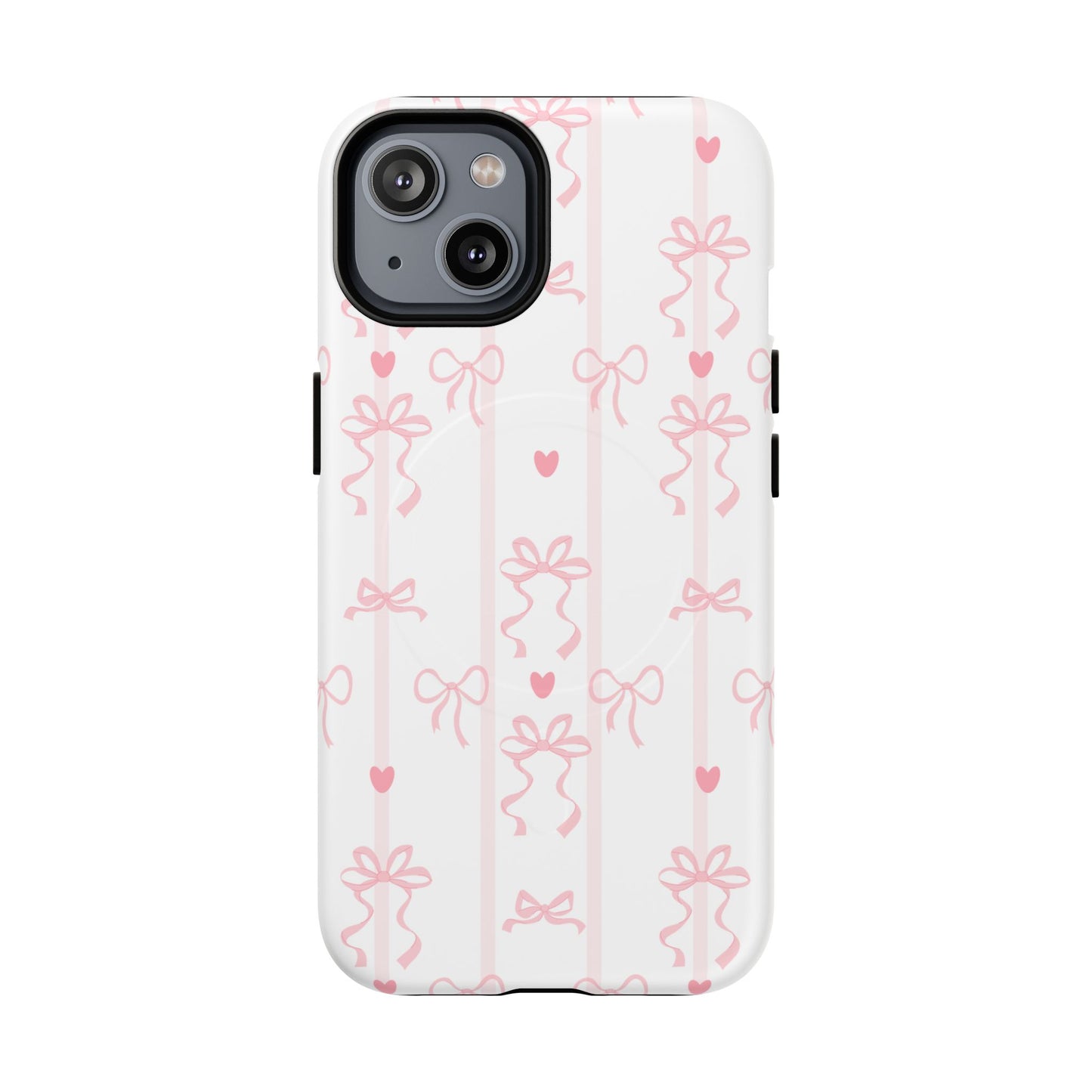 Pink Bow MagSafe iPhone Case