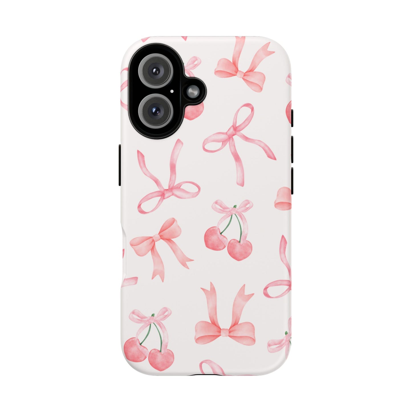 Pink Cherry Bow Phone Case