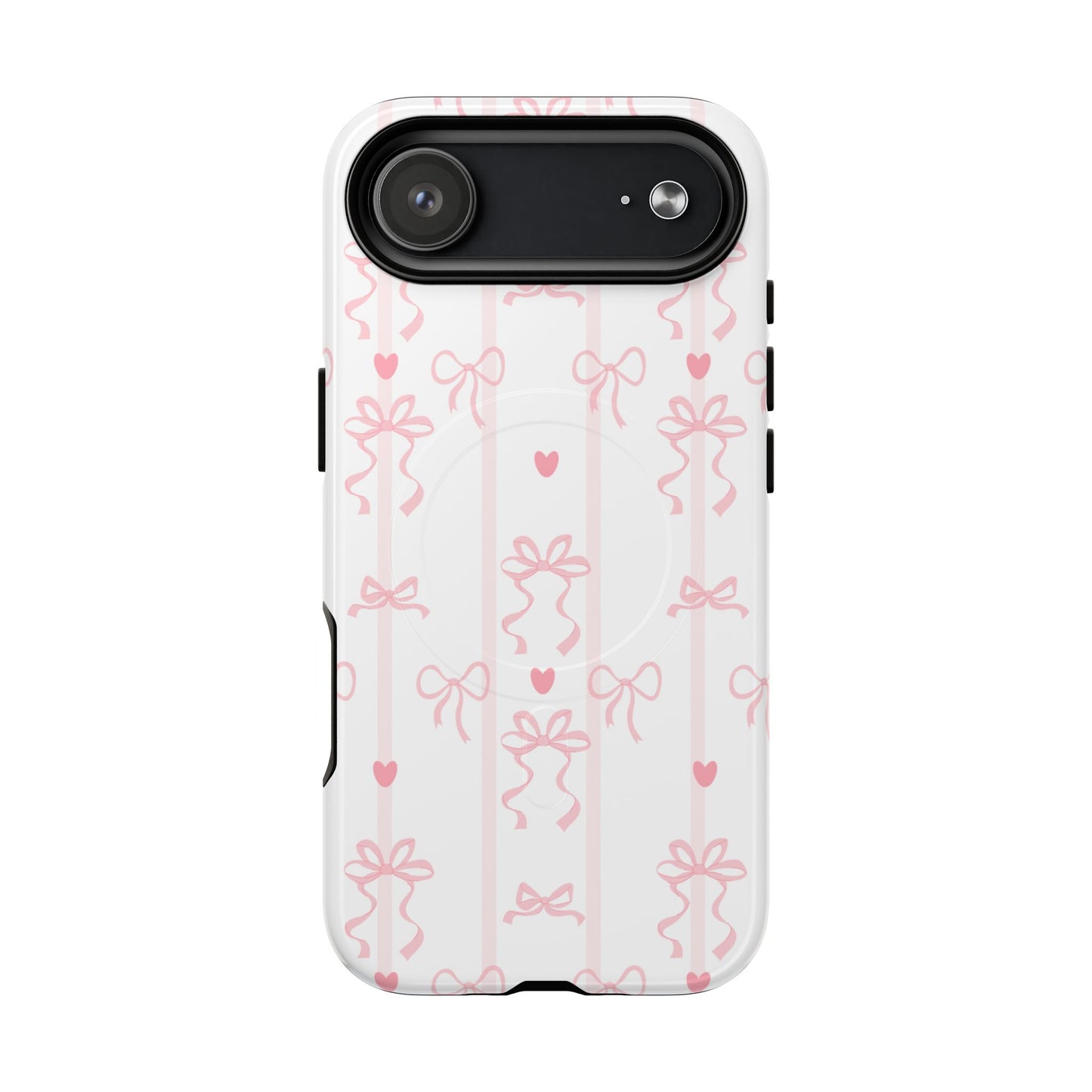 Pink Bow MagSafe iPhone Case