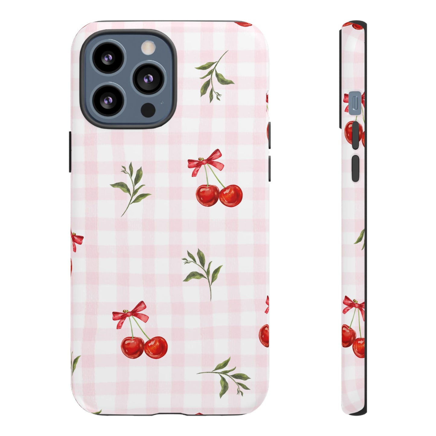 Cherry Pink Plaid Phone Case