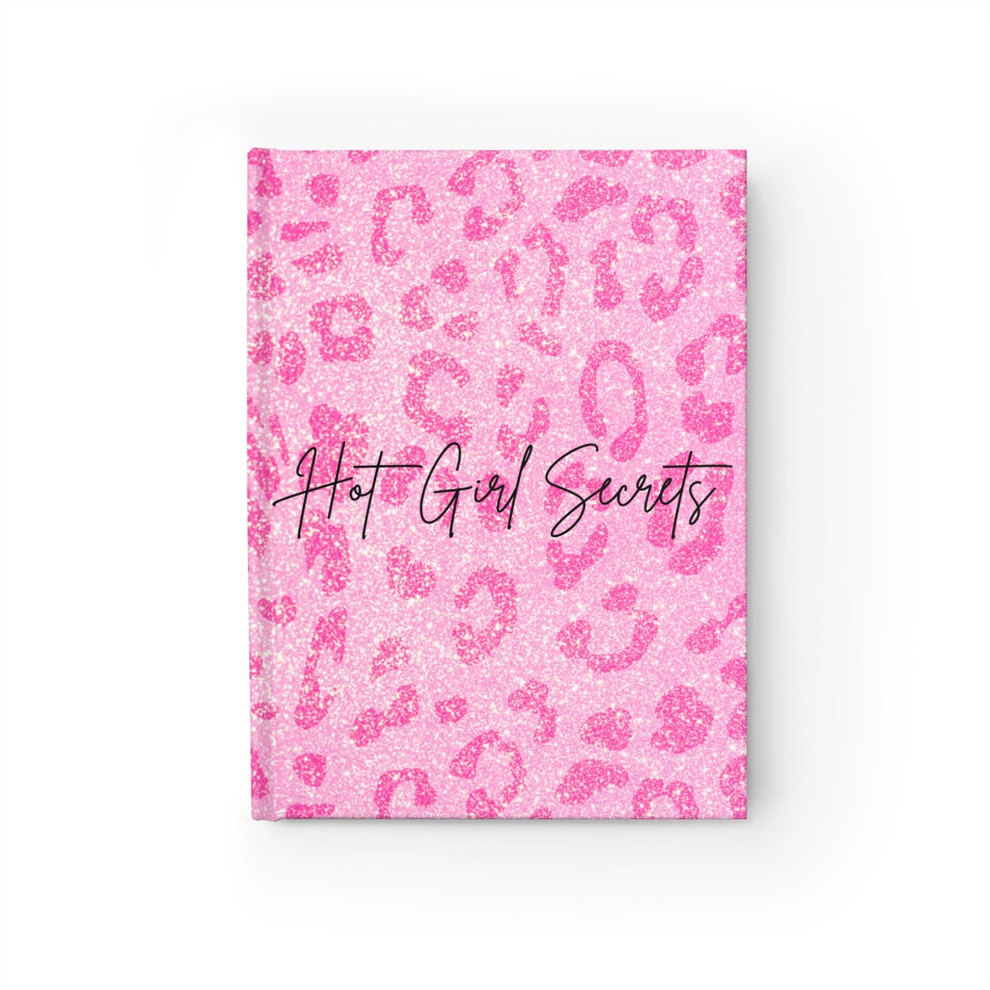 Hot Girl Secrets Pink Leopard Print Journal