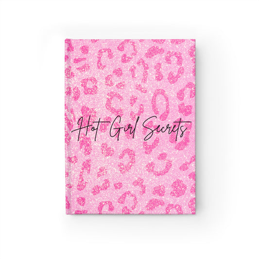 Hot Girl Secrets Pink Leopard Print Journal