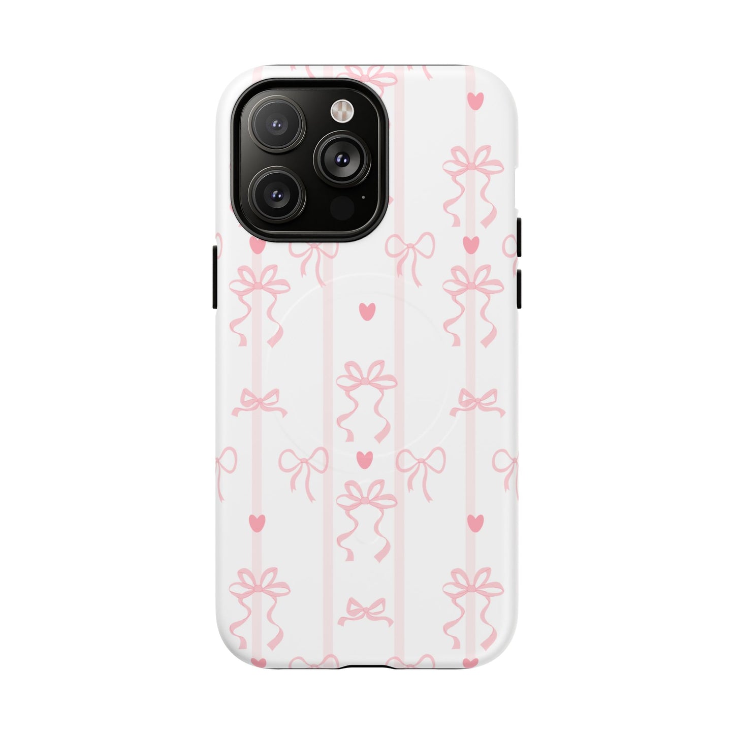 Pink Bow MagSafe iPhone Case