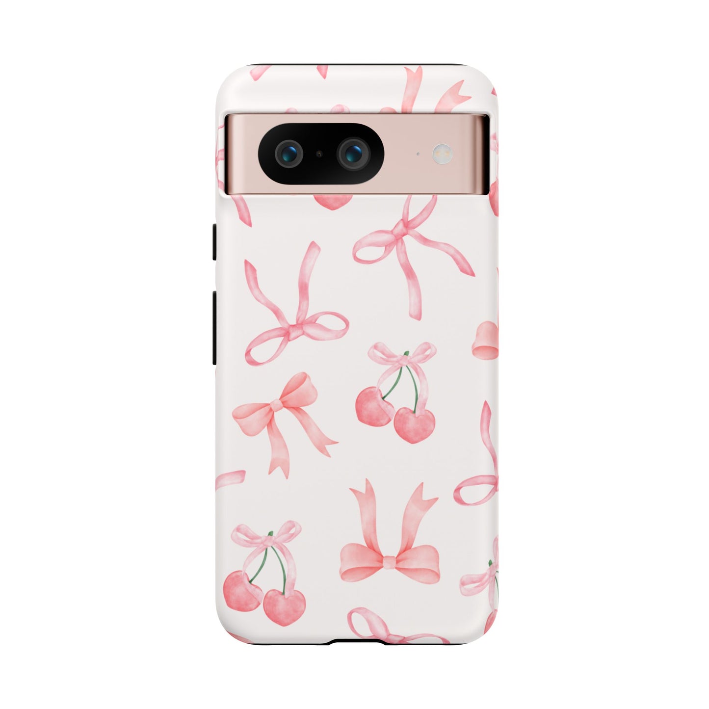 Pink Cherry Bow Phone Case