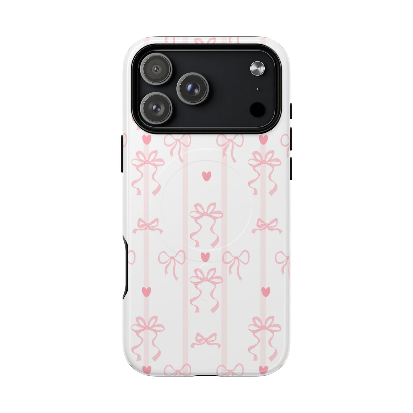 Pink Bow MagSafe iPhone Case