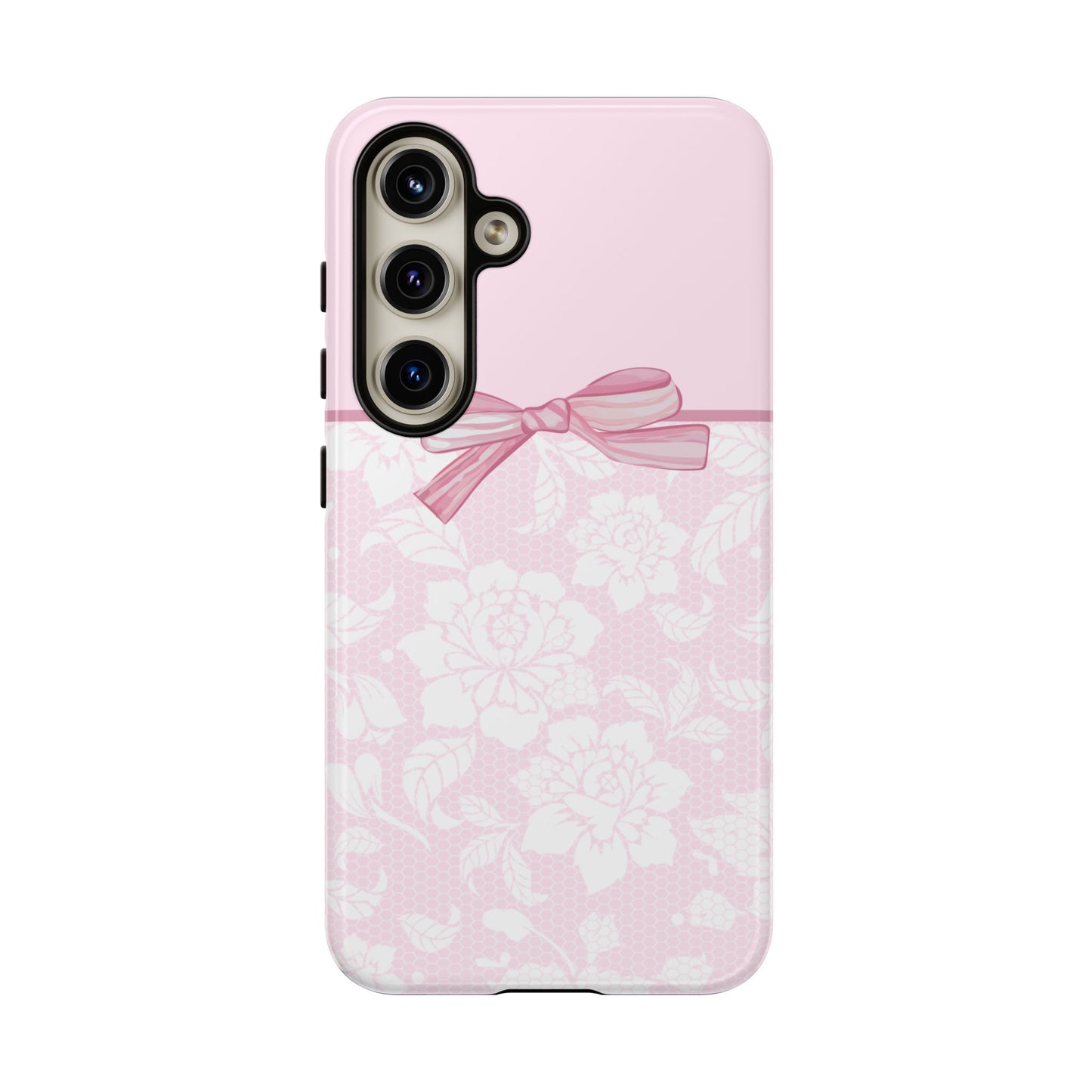 Floral Bow Pink Phone Case
