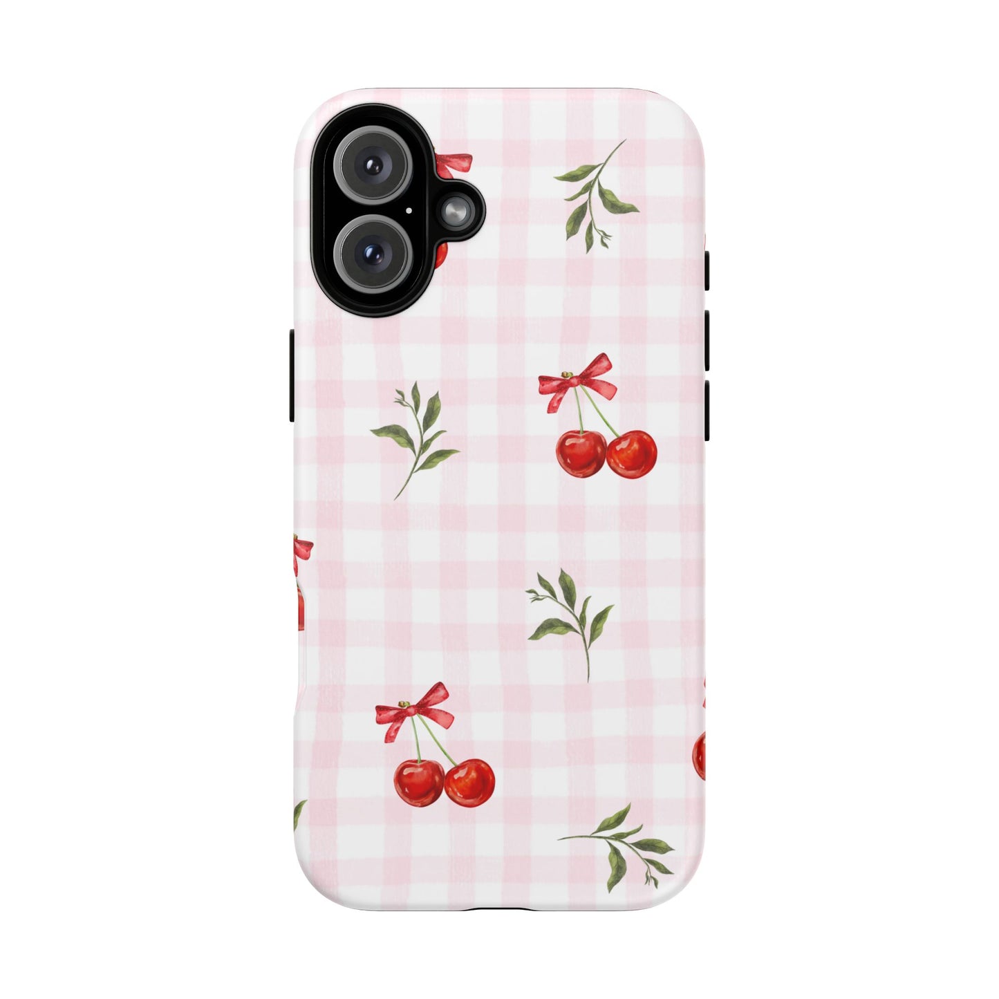 Cherry Pink Plaid Phone Case