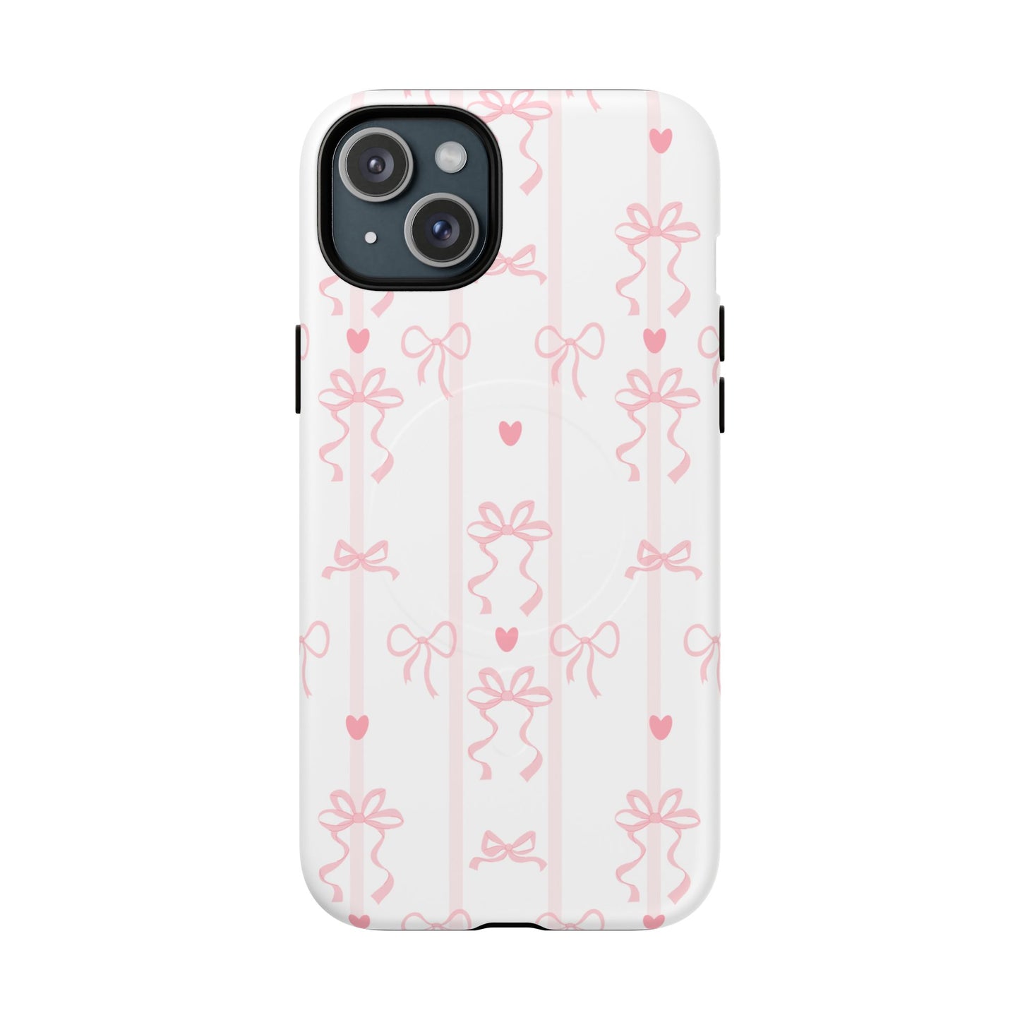 Pink Bow MagSafe iPhone Case