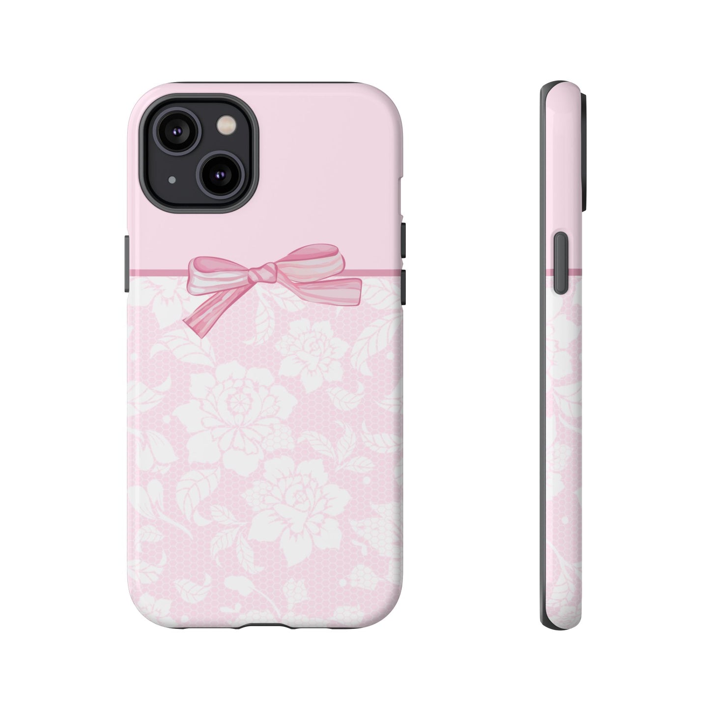 Floral Bow Pink Phone Case