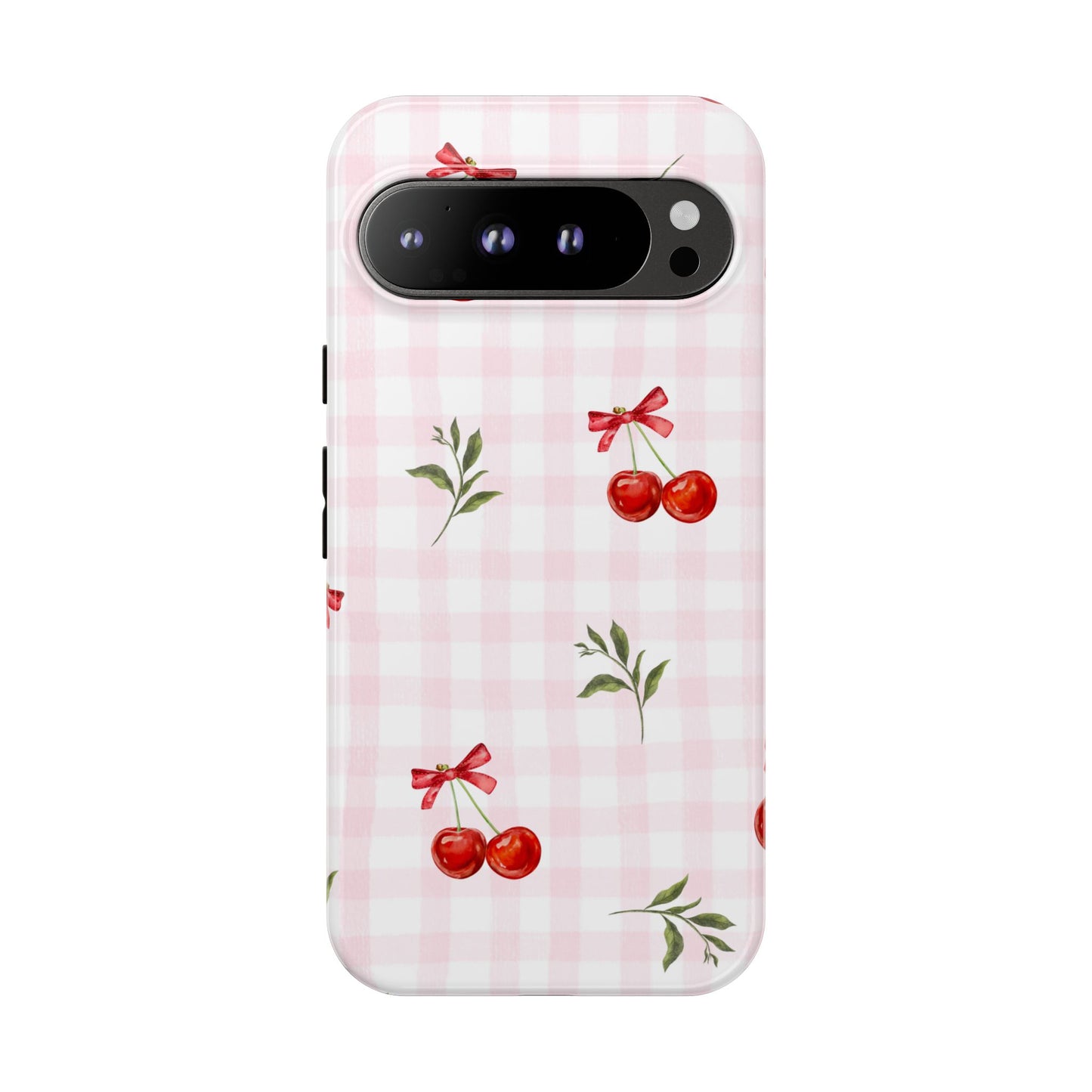 Cherry Pink Plaid Phone Case