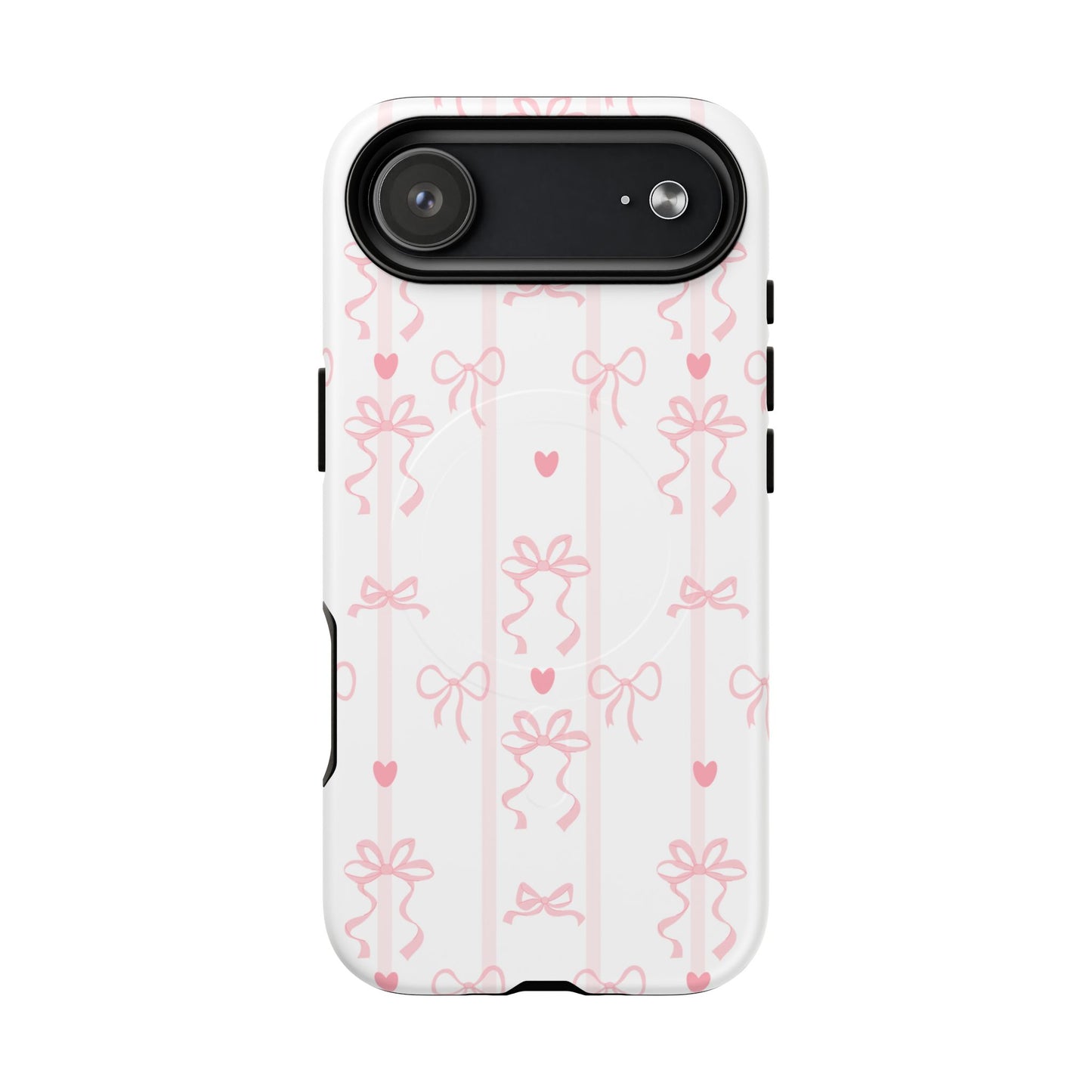 Pink Bow MagSafe iPhone Case