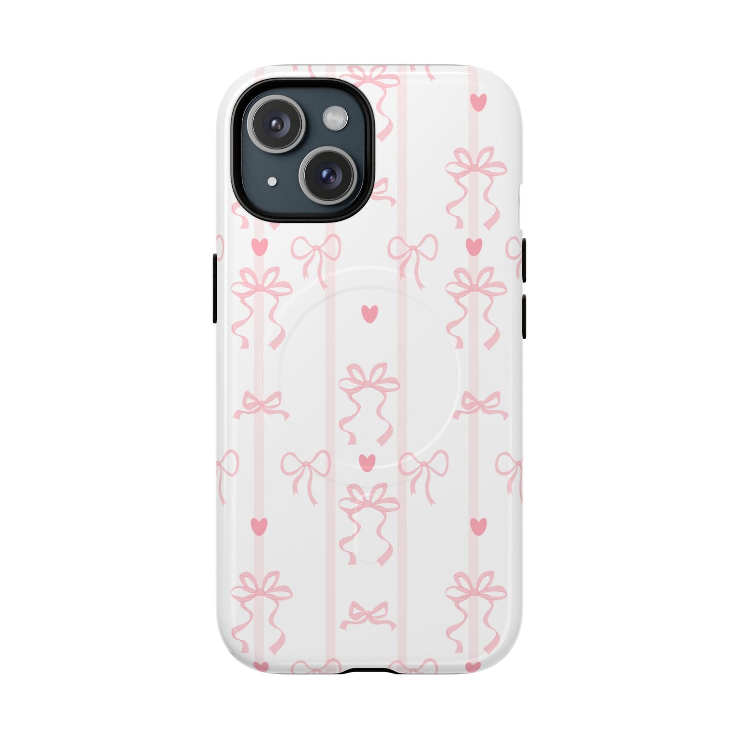 Pink Bow MagSafe iPhone Case
