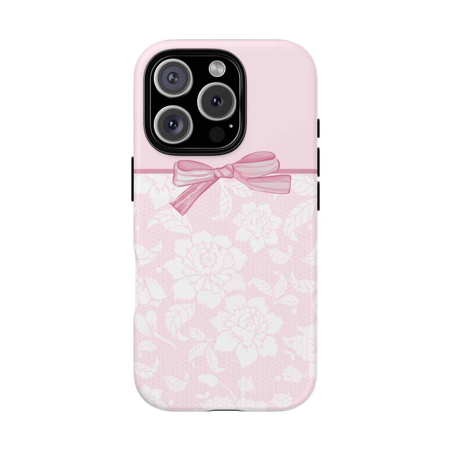 Floral Bow Pink Phone Case