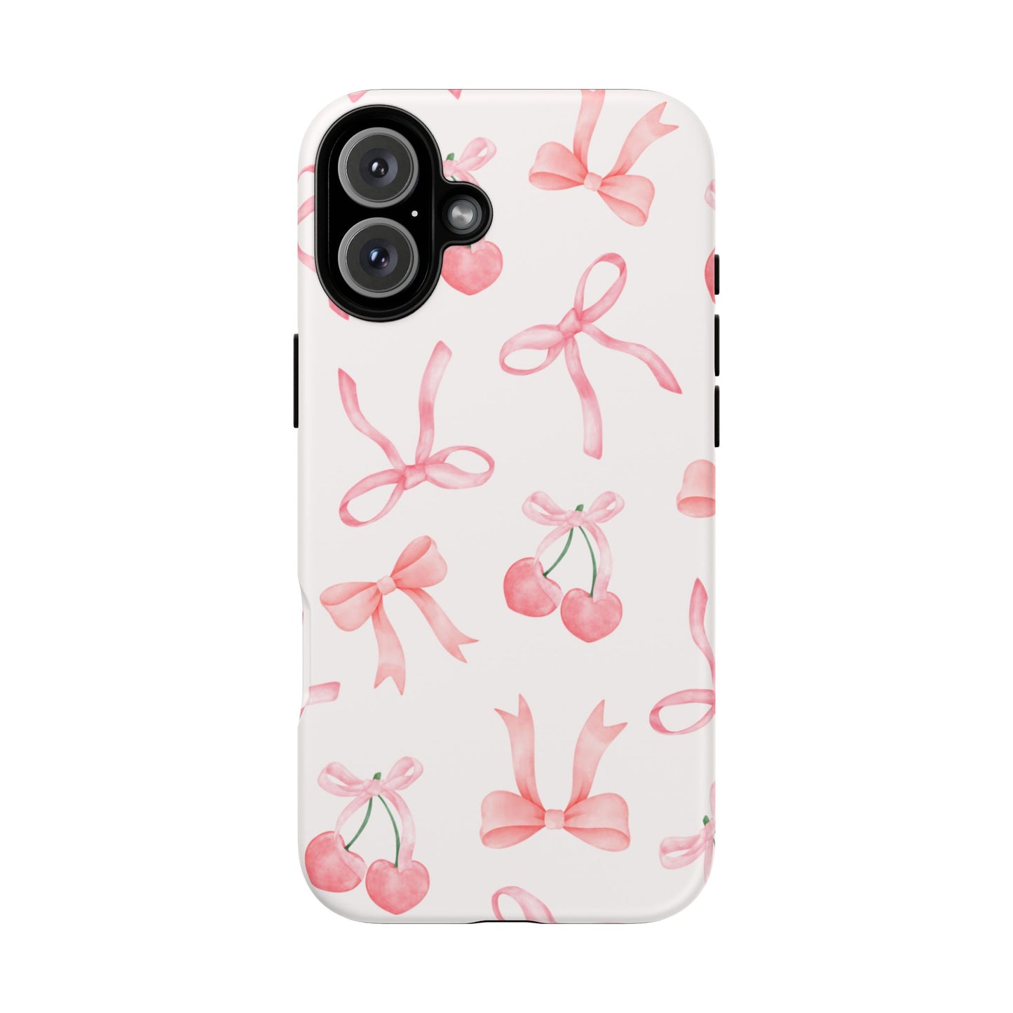 Pink Cherry Bow Phone Case