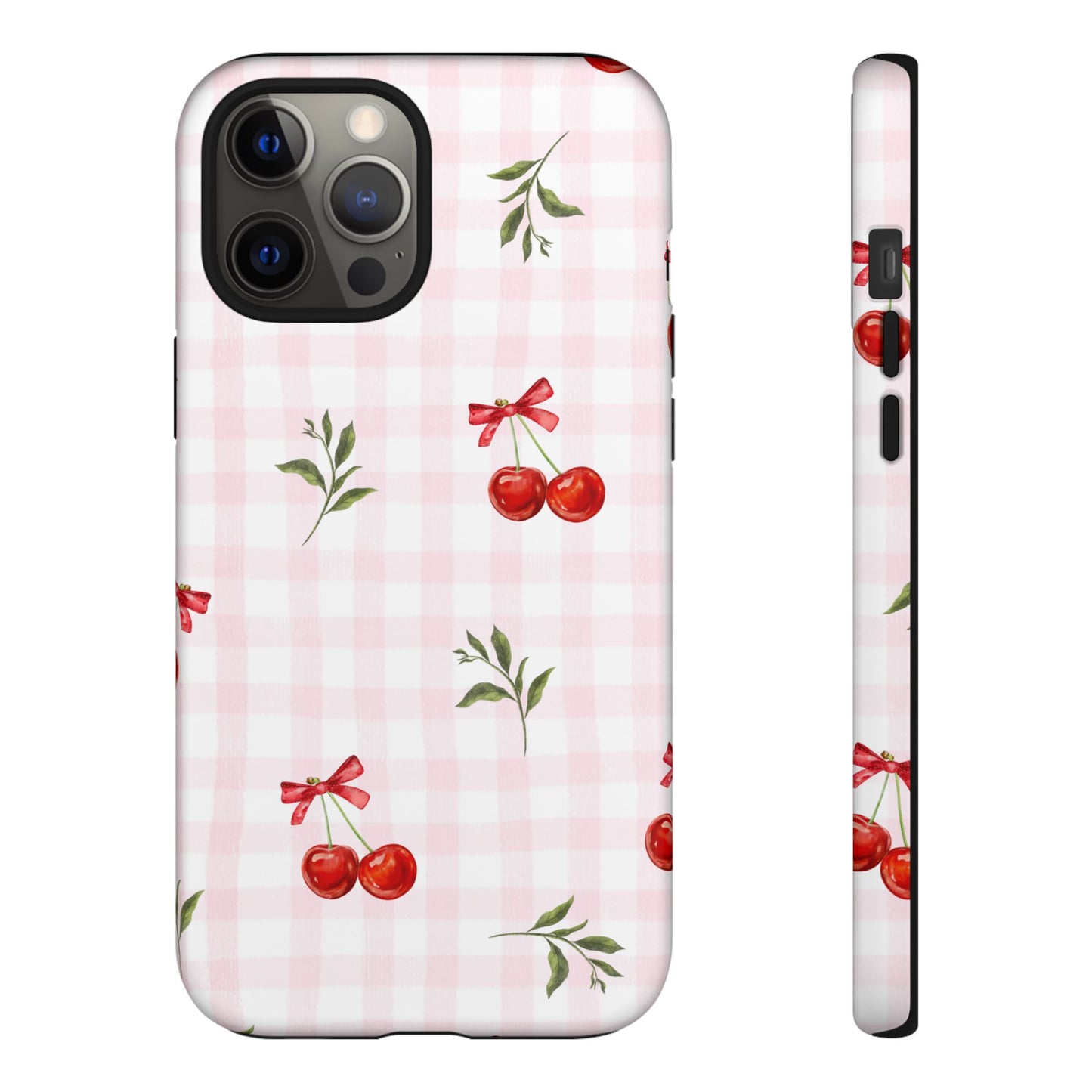 Cherry Pink Plaid Phone Case