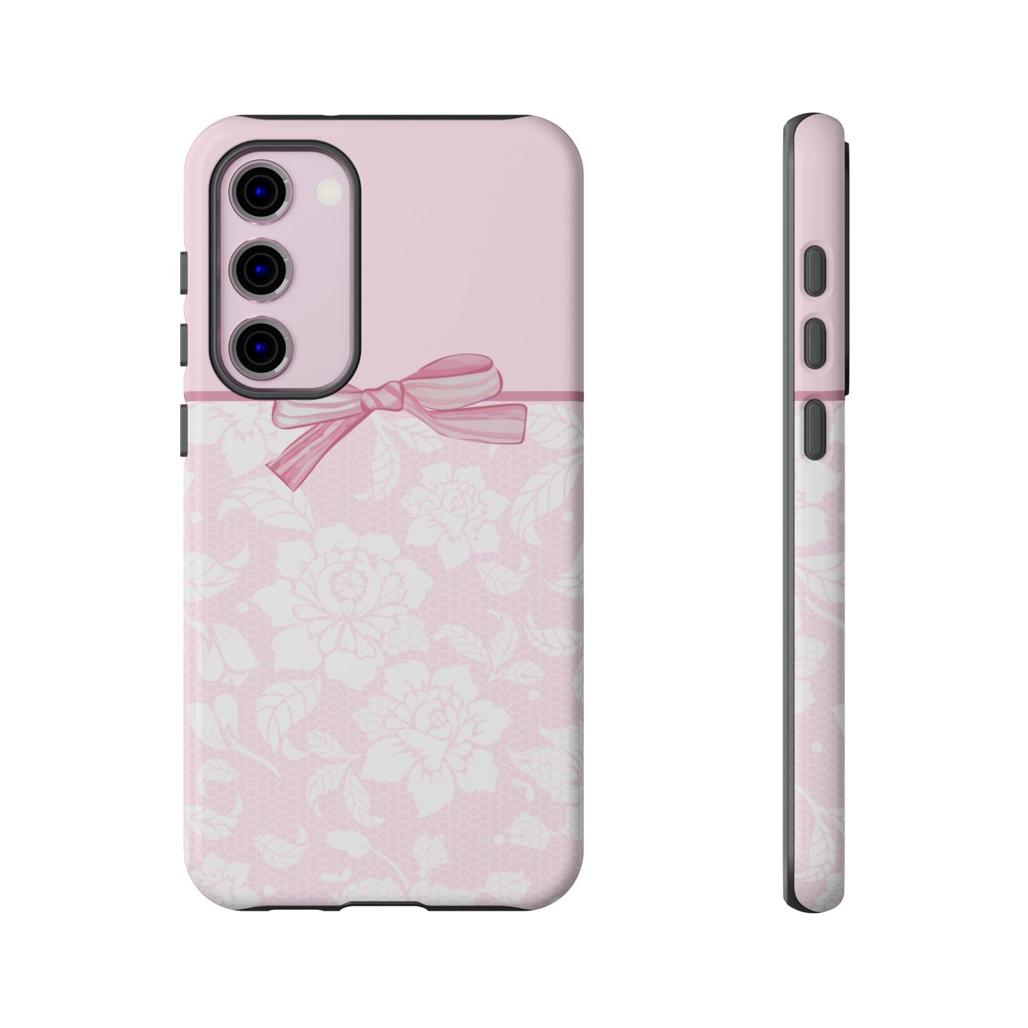 Floral Bow Pink Phone Case